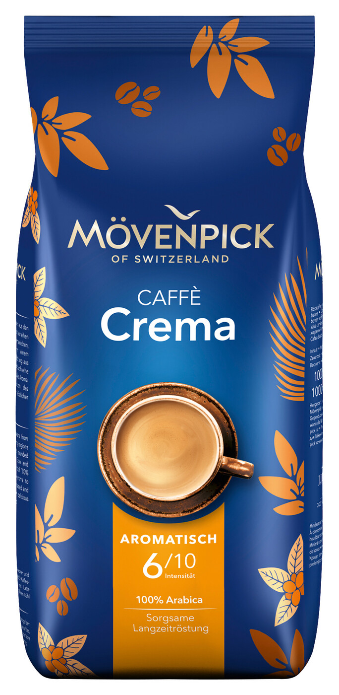 Mövenpick Caffè Crema, ganze Bohne, 1000g