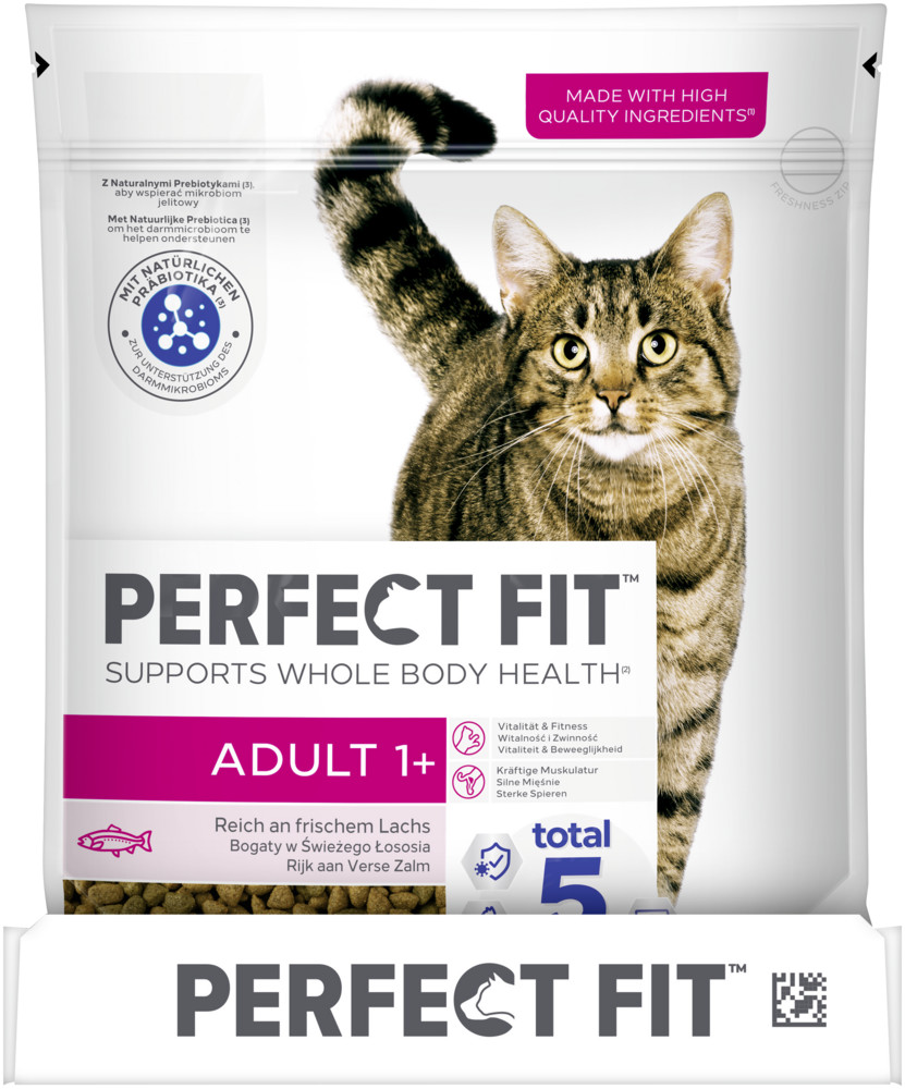 Perfect Fit Adult 1+ Reich an frischem Lachs 750G