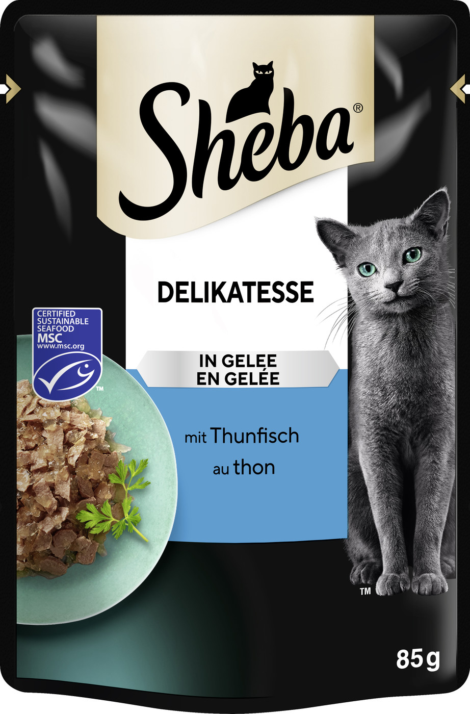 Sheba Delikatesse in Gelee mit Thunfisch 85G