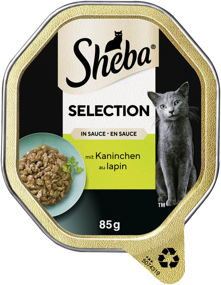 Sheba Selection mit Kaninchen in Sauce 85G