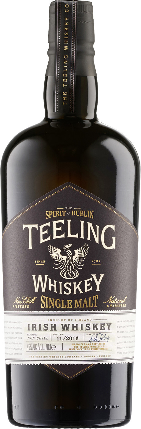 Teeling Single Malt Irish Whiskey (46 % Vol., 0,7 Liter)