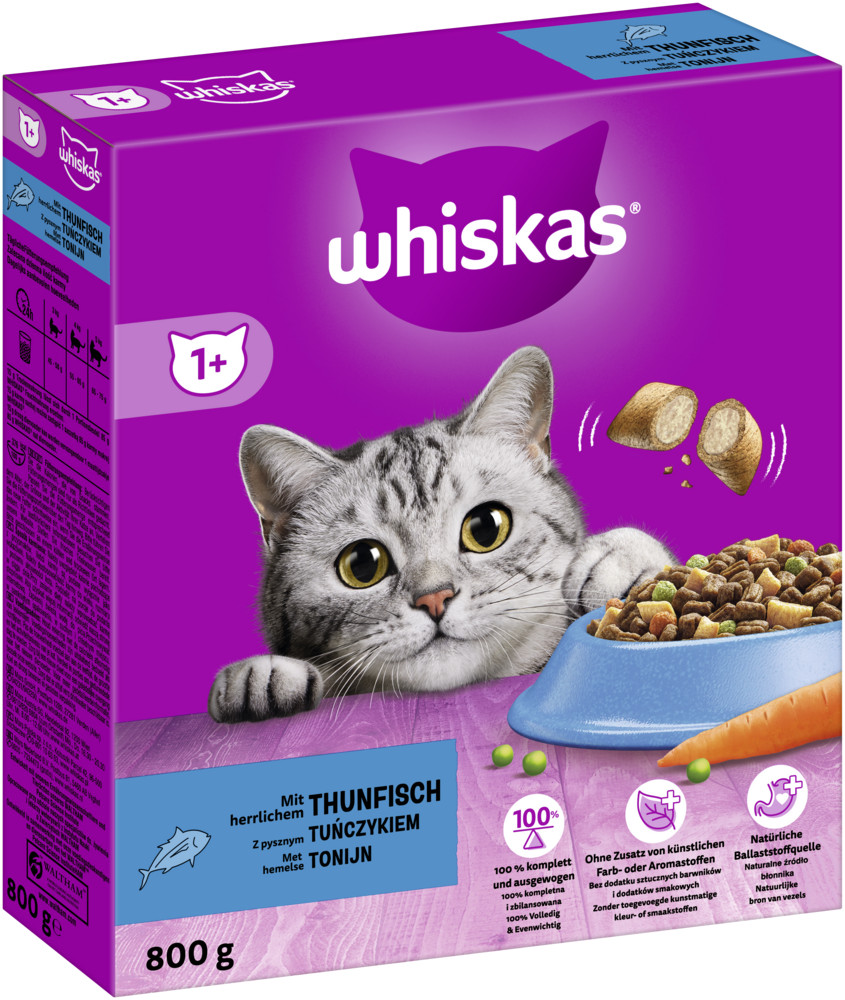Whiskas 1+ mit Thunfisch 800G