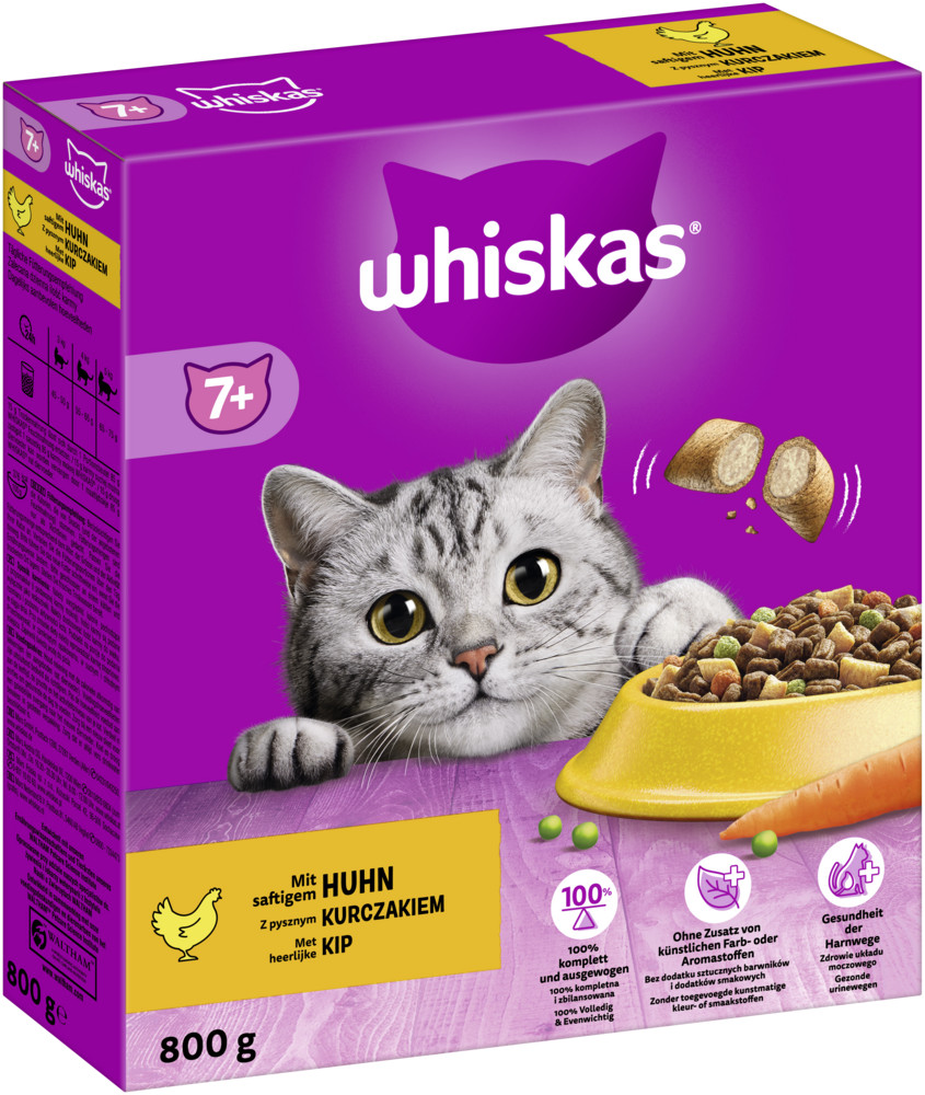 Whiskas 7+ mit Huhn 800G