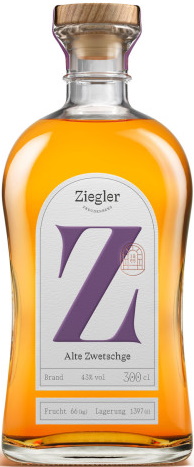 Ziegler Alte Zwetschge Brand (43 % Vol., 0,5 Liter)