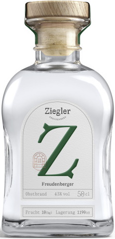 Ziegler Freudenberger Obstschnaps (43 % Vol., 0,5 Liter)
