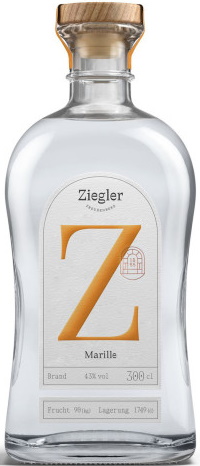 Ziegler Marille Brand (43 % Vol., 0,5 Liter)